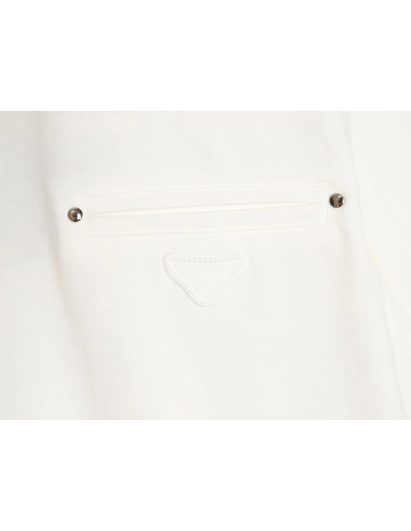 Prada classic triangle logo faux pocket short-sleeved shirt,Prada