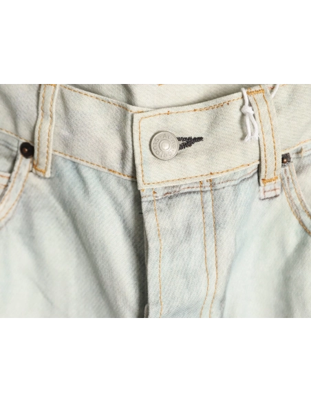 Acne Studios 3D-Printed Faux Two-Piece Denim Trousers,Acne Studios