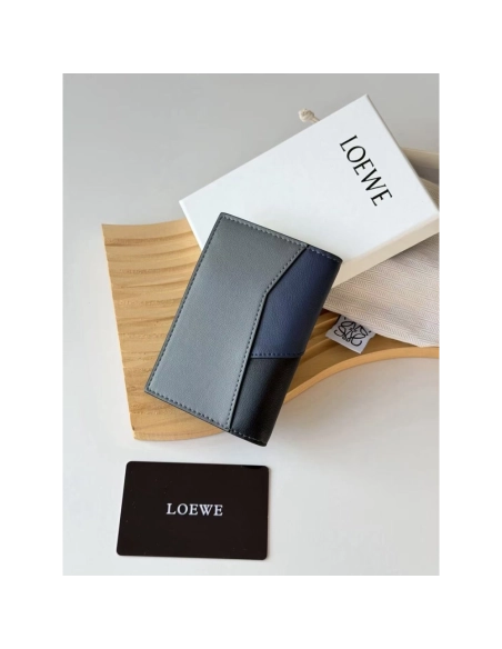 Loewe Puzzle classic bifold cardholder C51014 11X9.5cm,Loewe Wallets