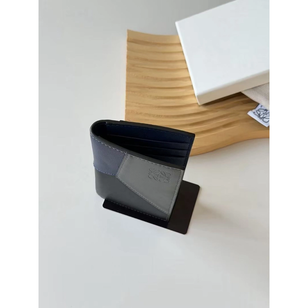 Loewe Puzzle classic bifold cardholder C51014 11X9.5cm,Loewe Wallets