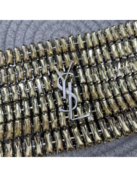 Saint Laurent Evening Crystal Bags 819638 18X7.5X2.5cmcm,Y.S.AINT Bags
