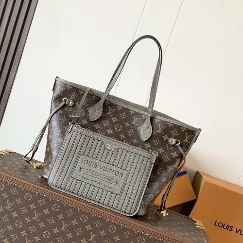Louis Vuitton Neverfull Inside Out MM Bags M25664 28X14X31cm,Louis Vuitton Bags