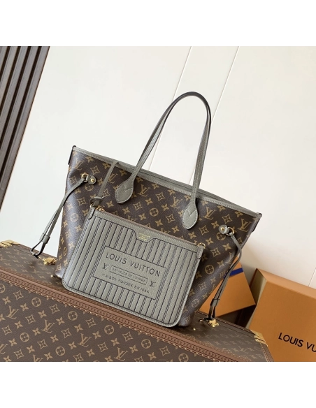 Louis Vuitton Neverfull Inside Out MM Bags M25664 28X14X31cm,Louis Vuitton Bags