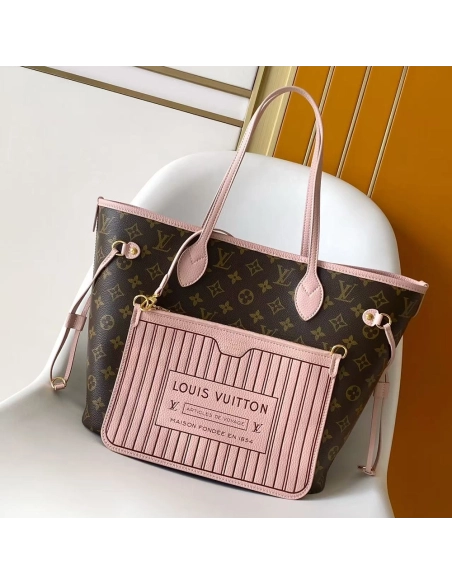 Louis Vuitton Neverfull Inside Out MM Bags M28375 28X14X31cm,Louis Vuitton Bags