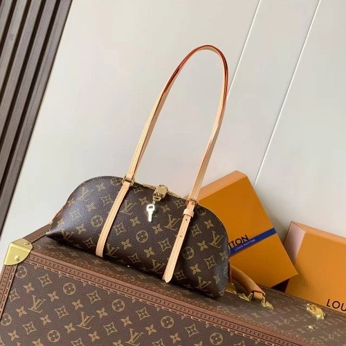 Louis Vuitton Squire East West Monogram Handbags M28953 29X14X8cm,Louis Vuitton Bags