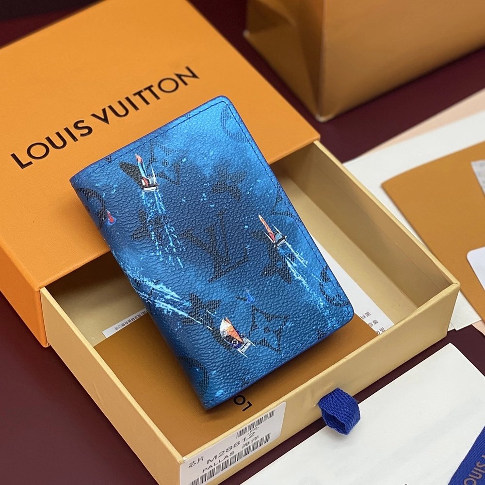 Louis Vuitton Pocket Organizer Wallets M28812 7.5X11.1X1cm,Louis Vuitton Wallets