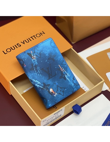 Louis Vuitton Pocket Organizer Wallets M28812 7.5X11.1X1cm,Louis Vuitton Wallets