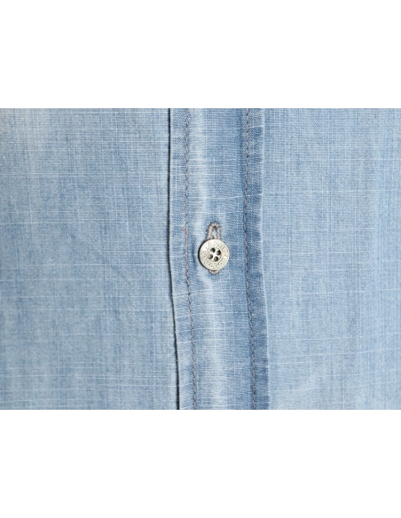 Acne Studios 1996 Logo Distressed Short-Sleeve Shirt,Acne Studios