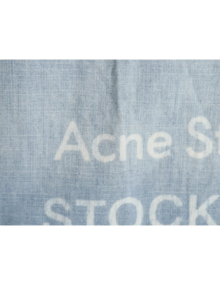 Acne Studios 1996 Logo Distressed Short-Sleeve Shirt,Acne Studios