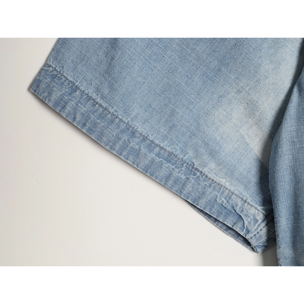 Acne Studios 1996 Logo Distressed Short-Sleeve Shirt,Acne Studios