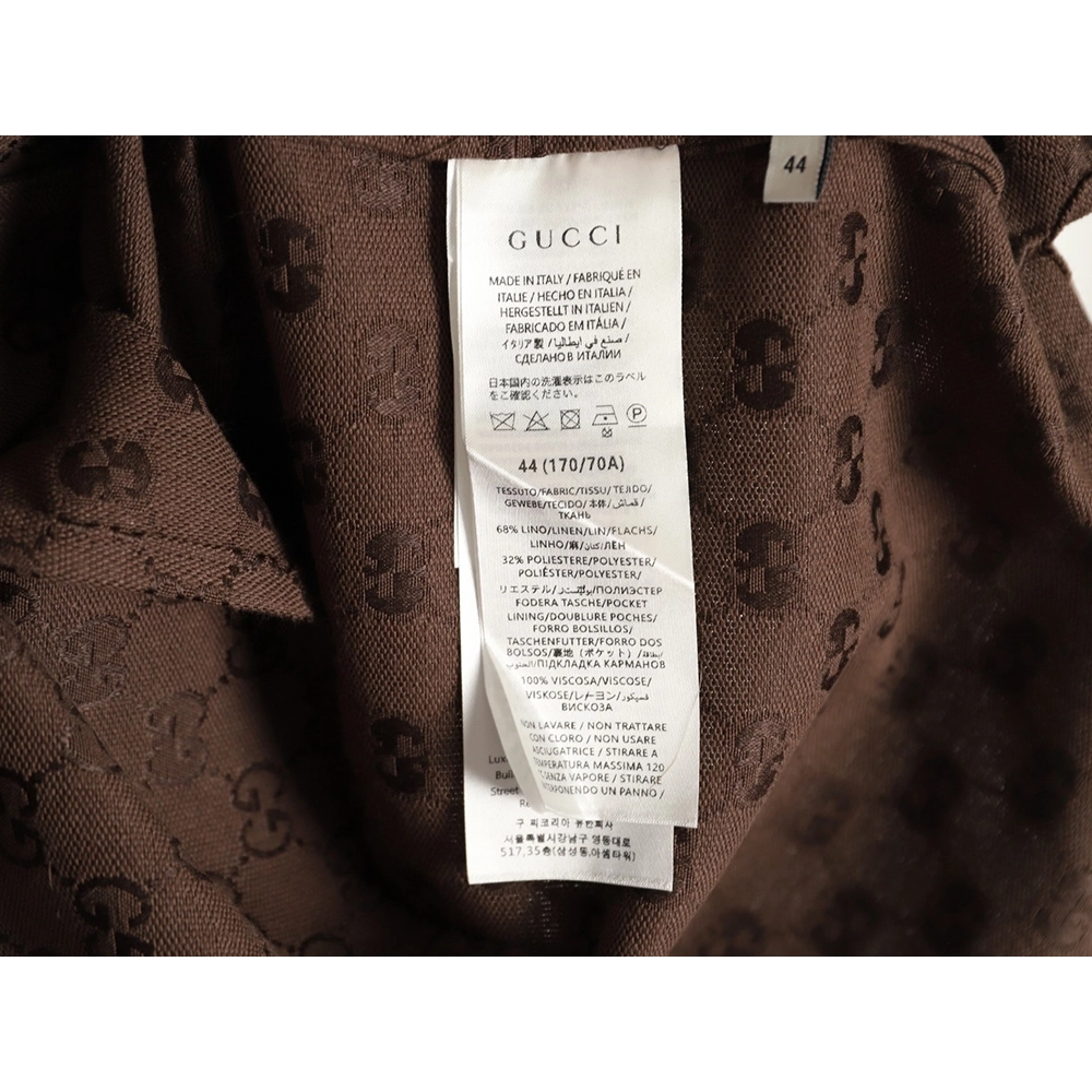 Gucci All-Over Jacquard Short-Sleeve Shirt,Gucci