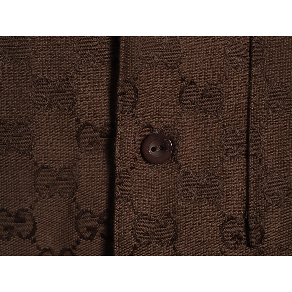 Gucci All-Over Jacquard Short-Sleeve Shirt,Gucci