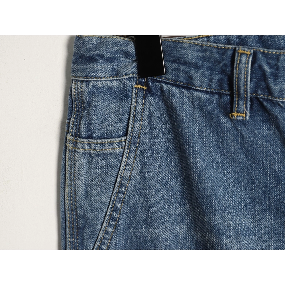 Dior Embroidered Pocket Cargo Denim Trousers,Dior