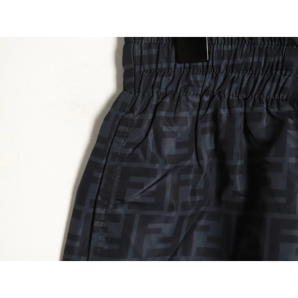Fendi Double F Monogram Print Shorts TSK1,Fendi