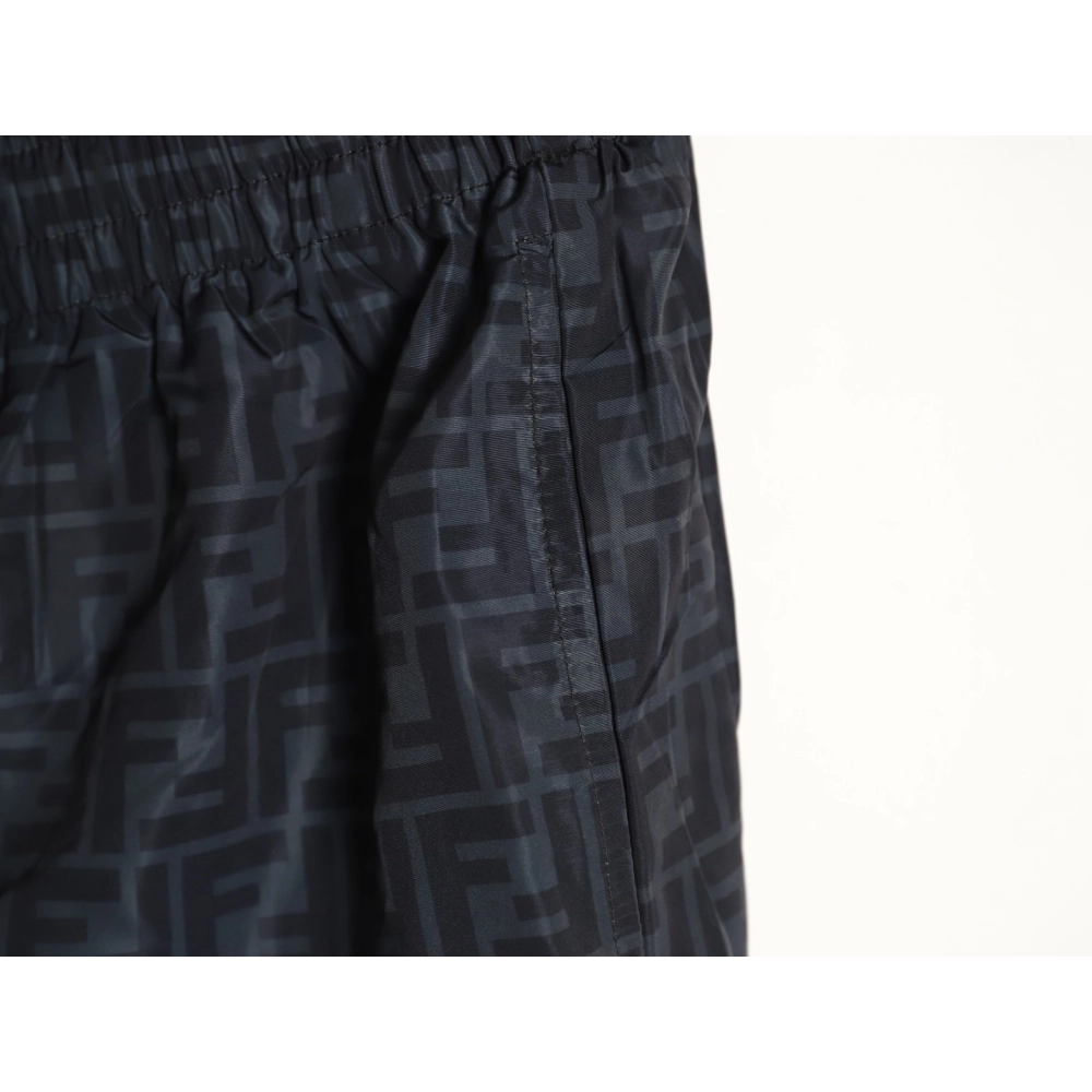 Fendi Double F Monogram Print Shorts TSK1,Fendi