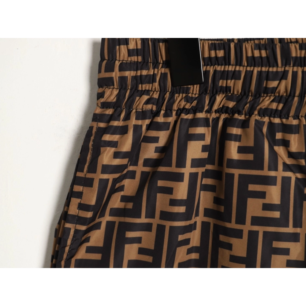 Fendi Double F Monogram Print Shorts,Fendi