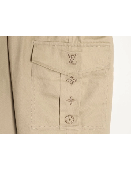 Louis Vuitton Monogram-Embroidered Pocket Cargo Pants,Louis Vuitton