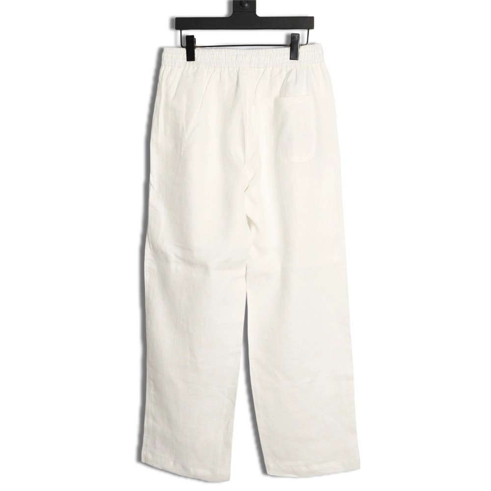 Loro Piana Linen Drawstring Casual Trousers,Loro Piana