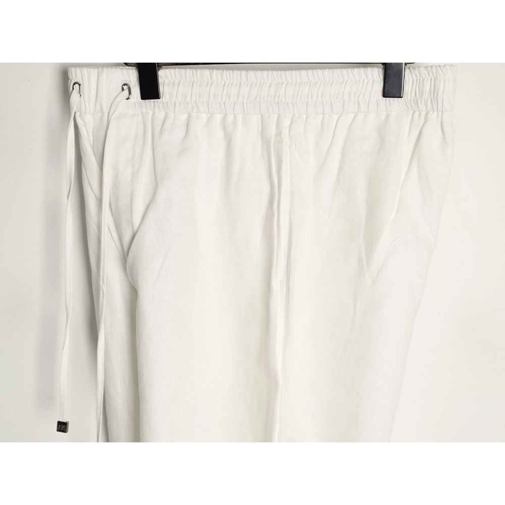 Loro Piana Linen Drawstring Casual Trousers,Loro Piana