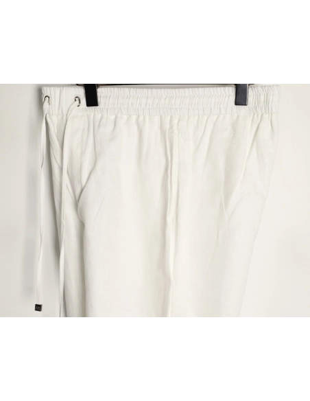 Loro Piana Linen Drawstring Casual Trousers,Loro Piana