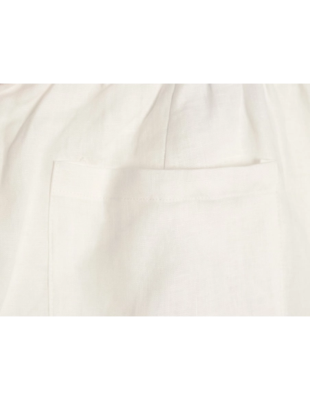 Loro Piana Linen Drawstring Casual Trousers,Loro Piana
