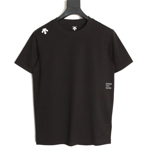 Descente three-arrow logo short-sleeved T-shirt TSK1,Descente