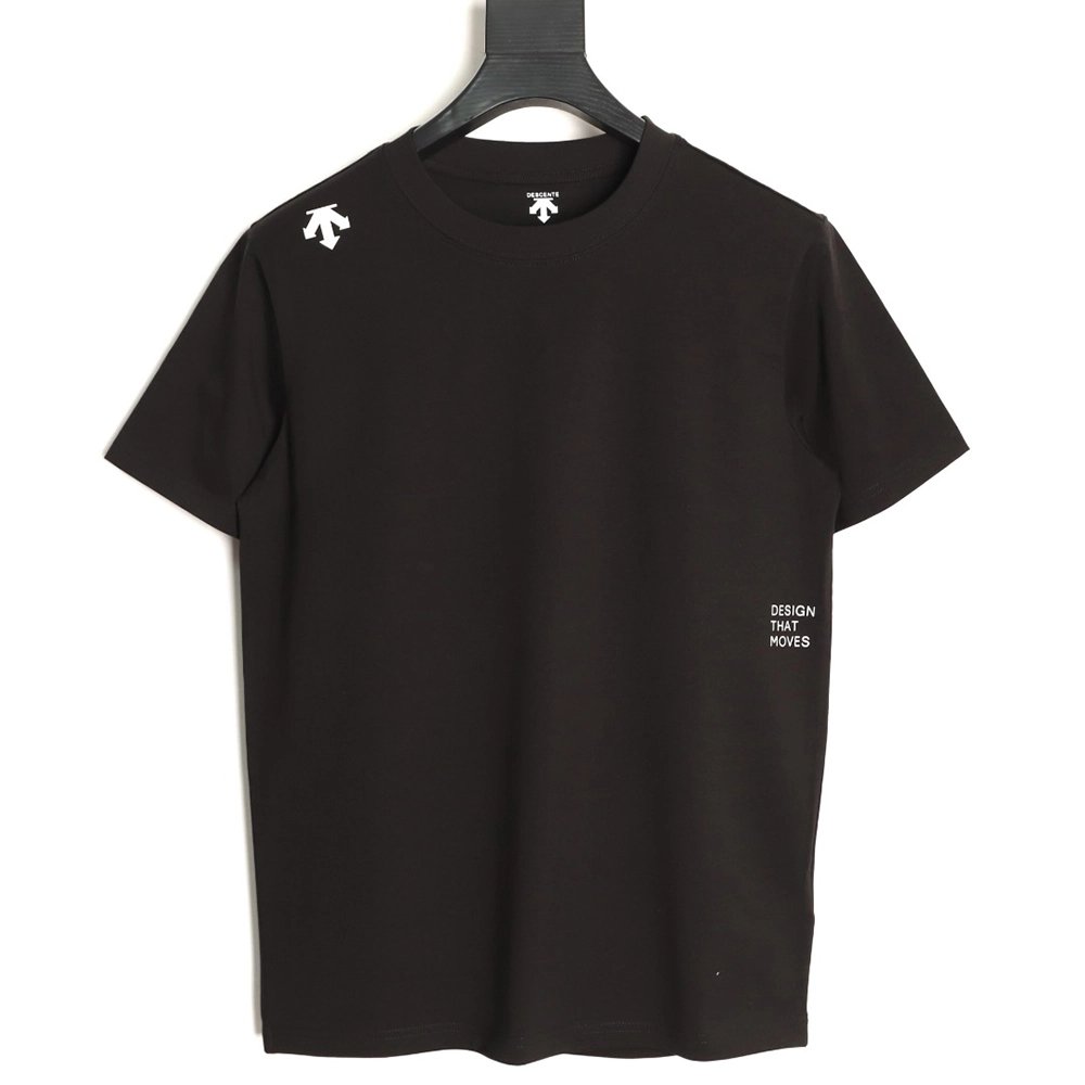 Descente three-arrow logo short-sleeved T-shirt TSK1,Descente
