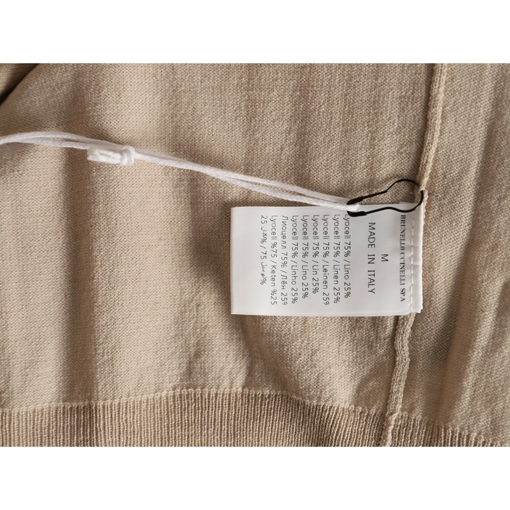 Brunello Cucinelli Layered Faux Two-Piece Knit Short-Sleeve T-Shirt TSK1,Brunello Cucinelli
