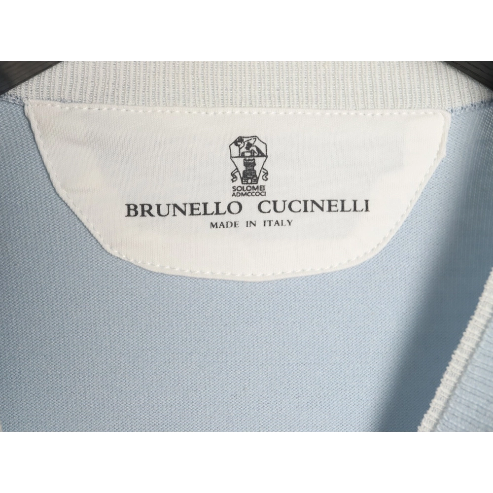 Brunello Cucinelli Layered Faux Two-Piece Knit Short-Sleeve T-Shirt,Brunello Cucinelli
