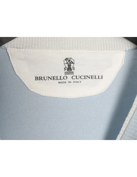 Brunello Cucinelli Layered Faux Two-Piece Knit Short-Sleeve T-Shirt,Brunello Cucinelli