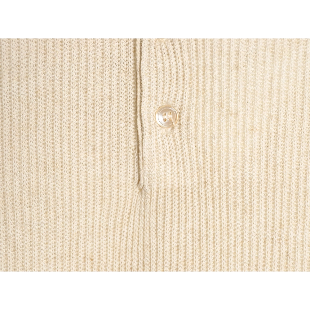 Brunello Cucinelli Solid Color Collared Ribbed Knit Short-Sleeve Polo Shirt,Brunello Cucinelli