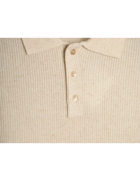 Brunello Cucinelli Solid Color Collared Ribbed Knit Short-Sleeve Polo Shirt,Brunello Cucinelli