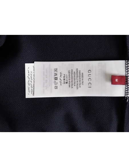 Gucci Minimalist Lettering Short-Sleeve Polo Shirt TSK1,Gucci