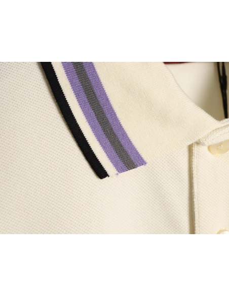 Gucci Minimalist Lettering Short-Sleeve Polo Shirt,Gucci
