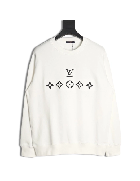Louis Vuitton Embossed Monogram Crewneck Sweatshirt,Louis Vuitton