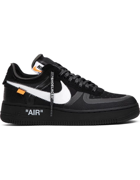 OffWhite x Air Force 1 Low Black,OFF-WHITE 1,OFF-WHITE,NIKE SHOES Reps