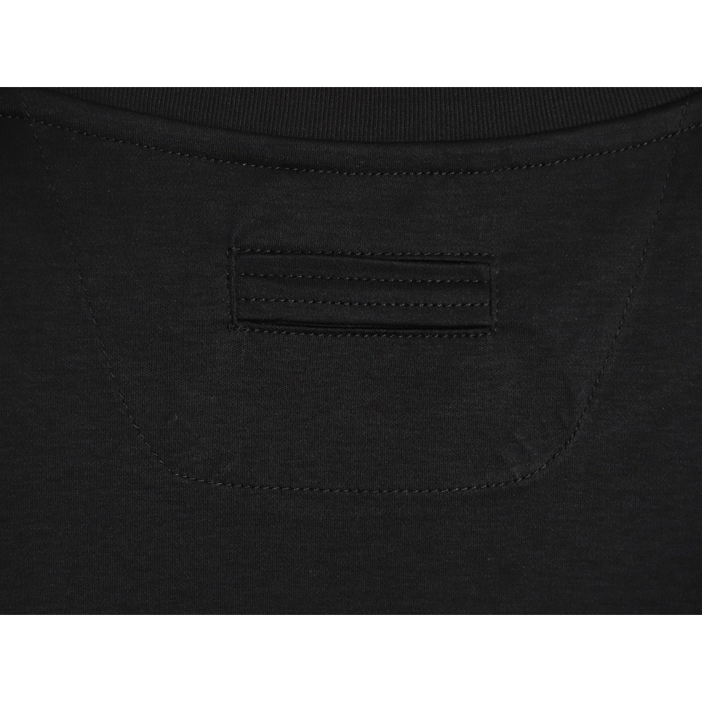 Zegna cotton-padded short-sleeved T-shirt TSK3,Zegna