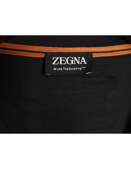 Zegna cotton-padded short-sleeved T-shirt TSK3,Zegna