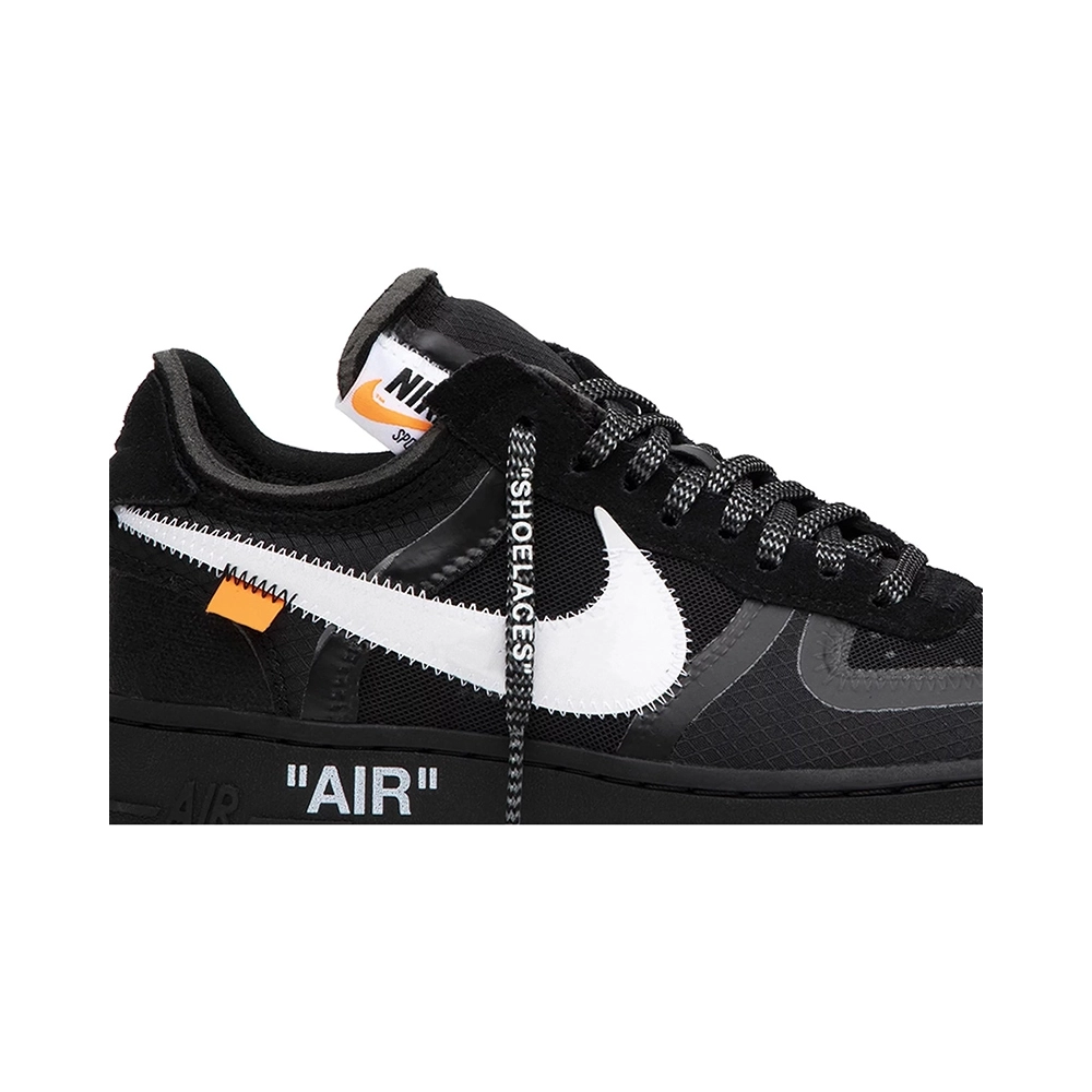 OffWhite x Air Force 1 Low Black,OFF-WHITE 1,OFF-WHITE,NIKE SHOES Reps