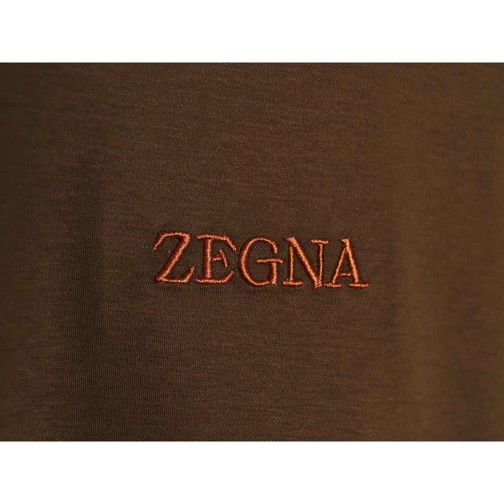 Zegna cotton-padded short-sleeved T-shirt TSK2,Zegna