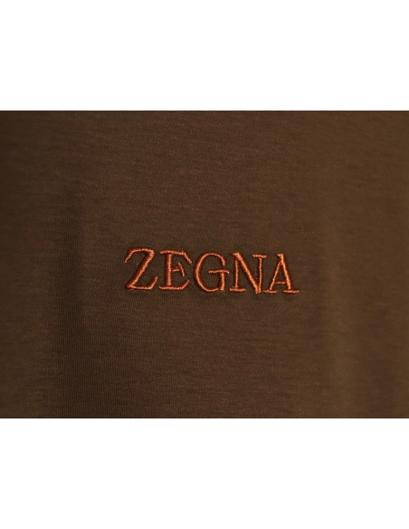 Zegna cotton-padded short-sleeved T-shirt TSK2,Zegna