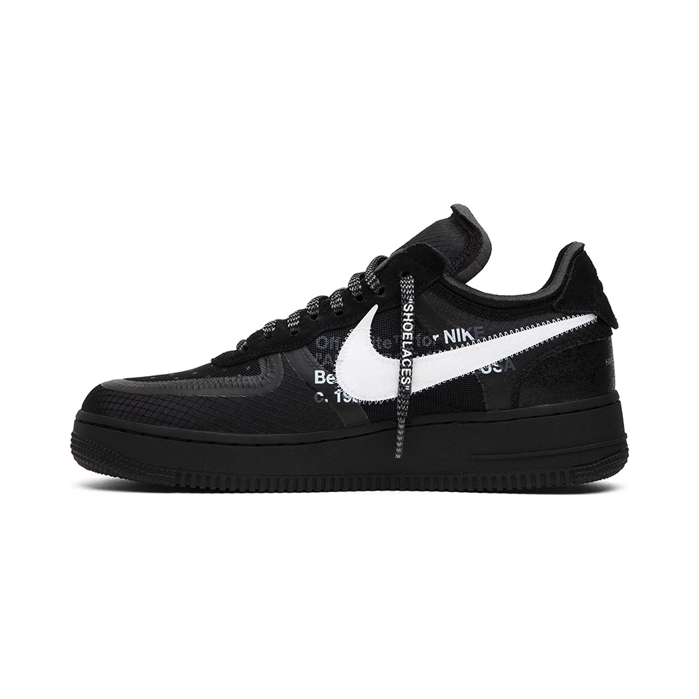 OffWhite x Air Force 1 Low Black,OFF-WHITE 1,OFF-WHITE,NIKE SHOES Reps