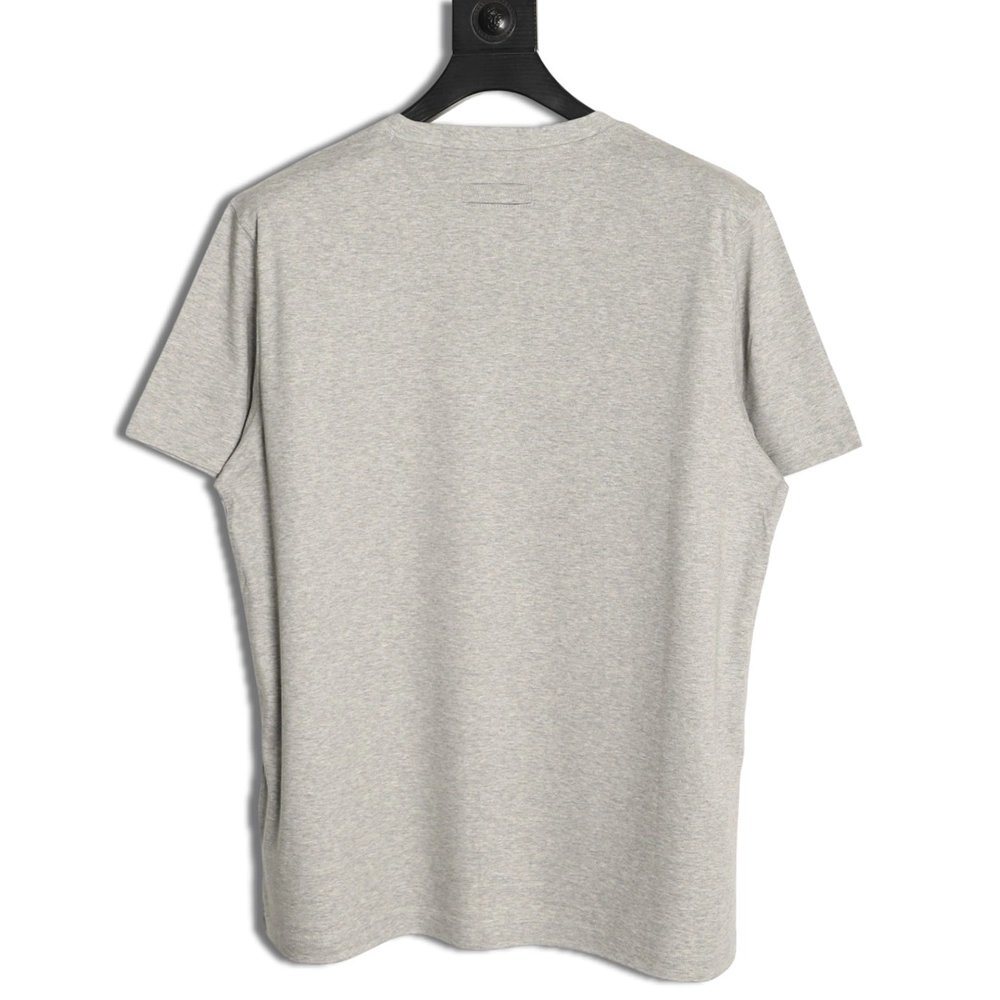 Zegna cotton-padded short-sleeved T-shirt TSK1,Zegna
