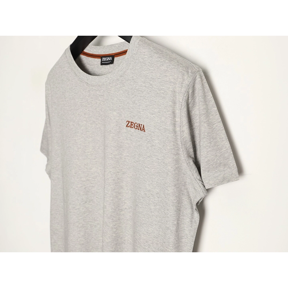 Zegna cotton-padded short-sleeved T-shirt TSK1,Zegna