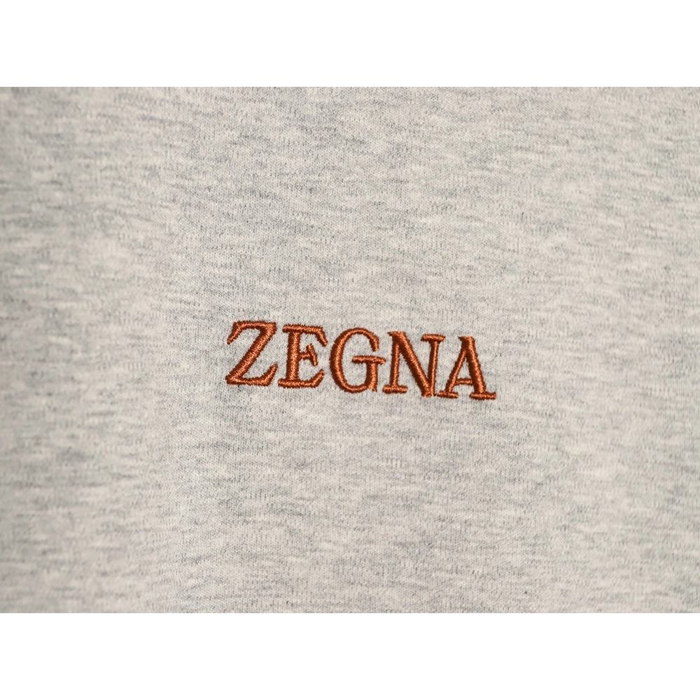 Zegna cotton-padded short-sleeved T-shirt TSK1,Zegna