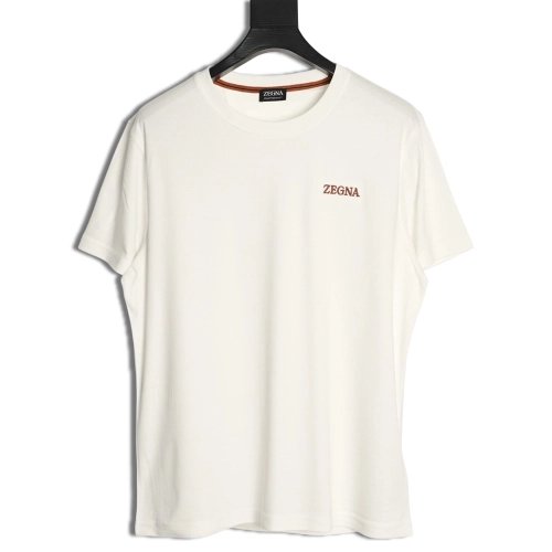 Zegna cotton-padded short-sleeved T-shirt,Zegna