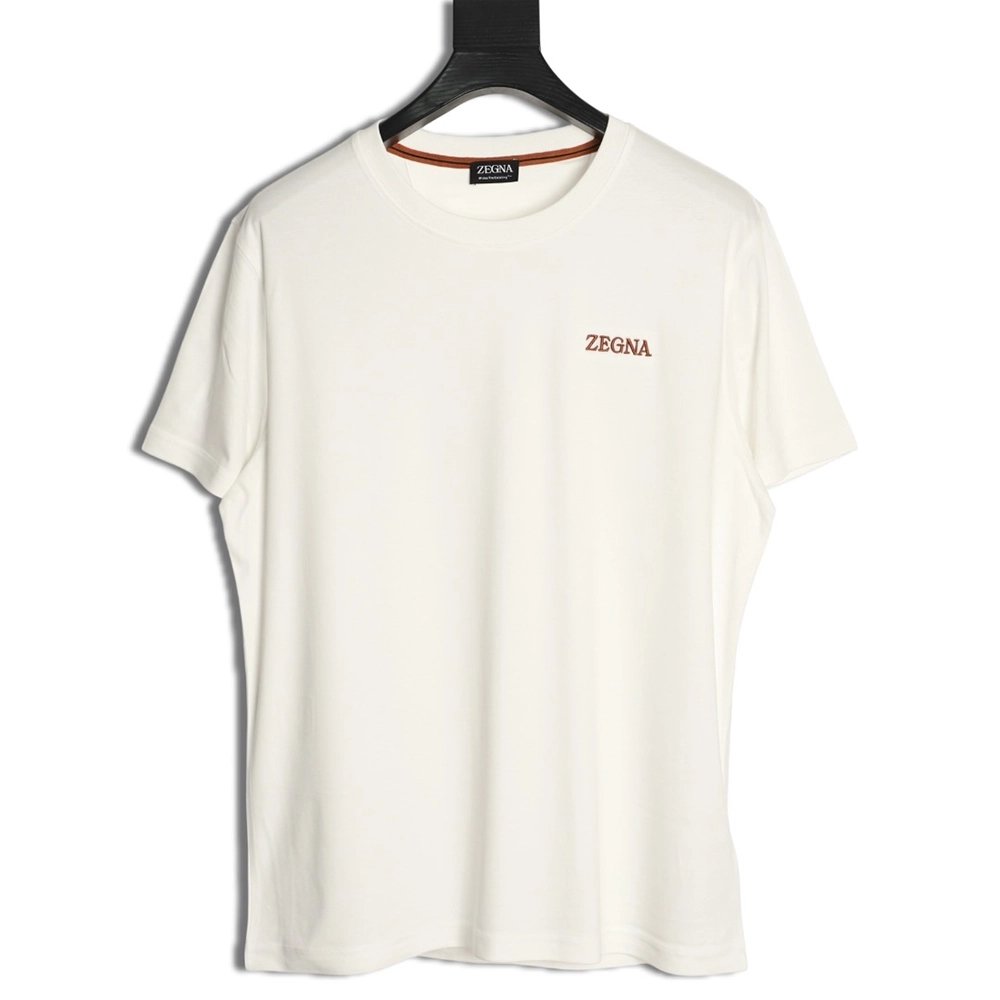 Zegna cotton-padded short-sleeved T-shirt,Zegna