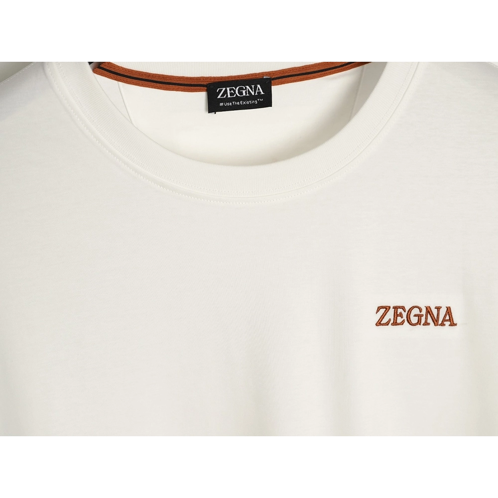 Zegna cotton-padded short-sleeved T-shirt,Zegna