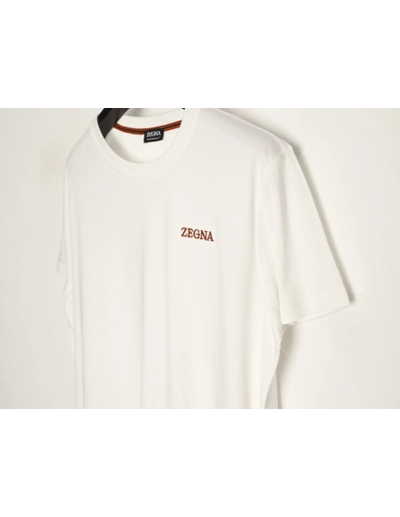 Zegna cotton-padded short-sleeved T-shirt,Zegna