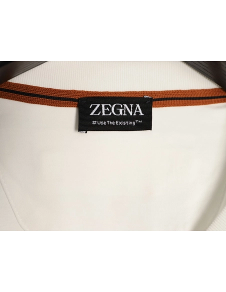 Zegna cotton-padded short-sleeved T-shirt,Zegna